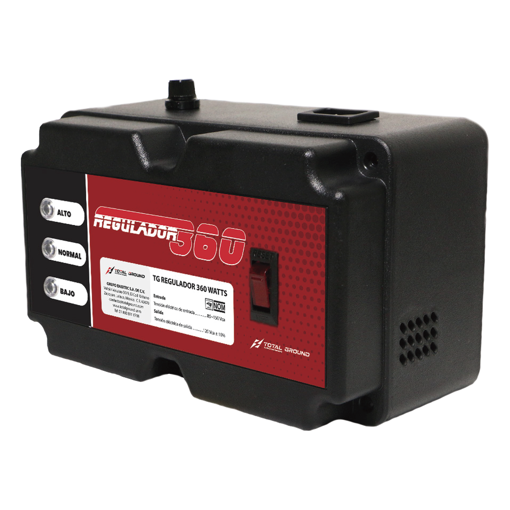 Regulador de Voltaje TOTAL GROUND de 450VA