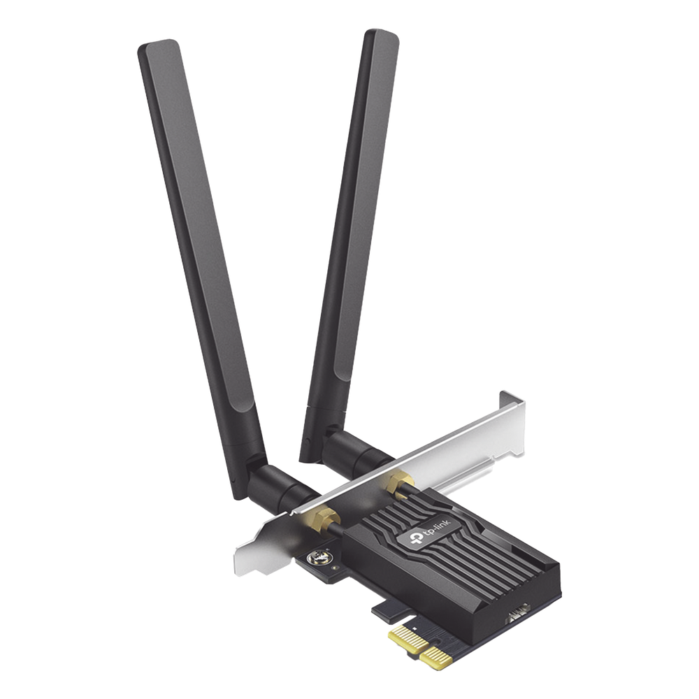 Adaptador PCIe inalámbrico doble banda AX3000 Mbps