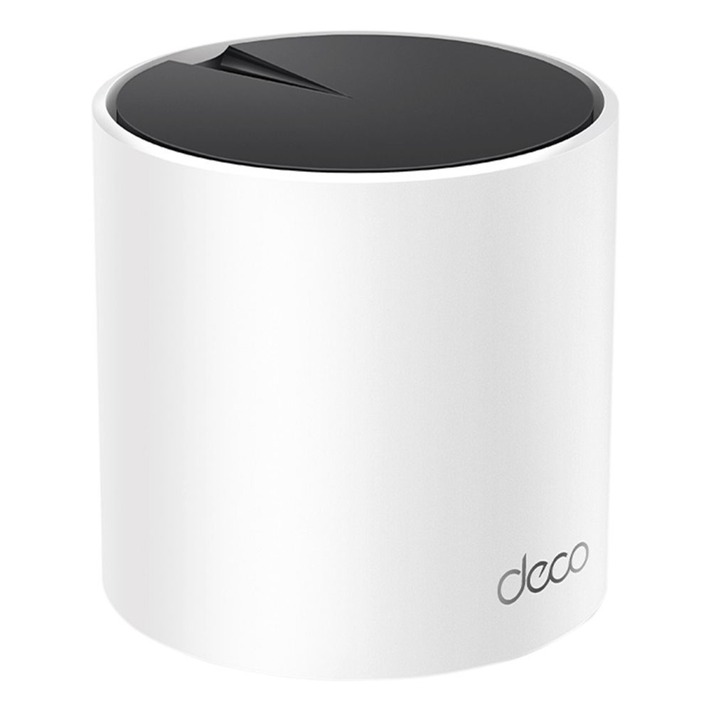 Router Inalámbrico MESH Interior para Hogar / Doble Banda Wi-Fi 6 AX3000 Mbps / 3 Puerto Gigabit WAN / LAN / 2 Antenas Internas / Administración Mediante la App Deco (iOS, Android) / Protección HomeShield