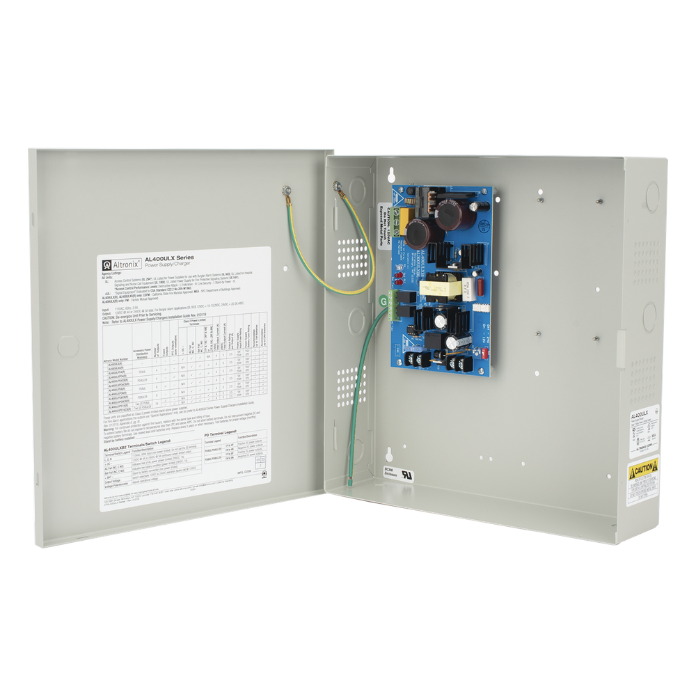 [AL-400-ULX] Fuente de Poder, 13.8 Vcc, 7 A, 96.6 W, Entrada 115 Vca, Regulación Electrónica, Disipador de Calor