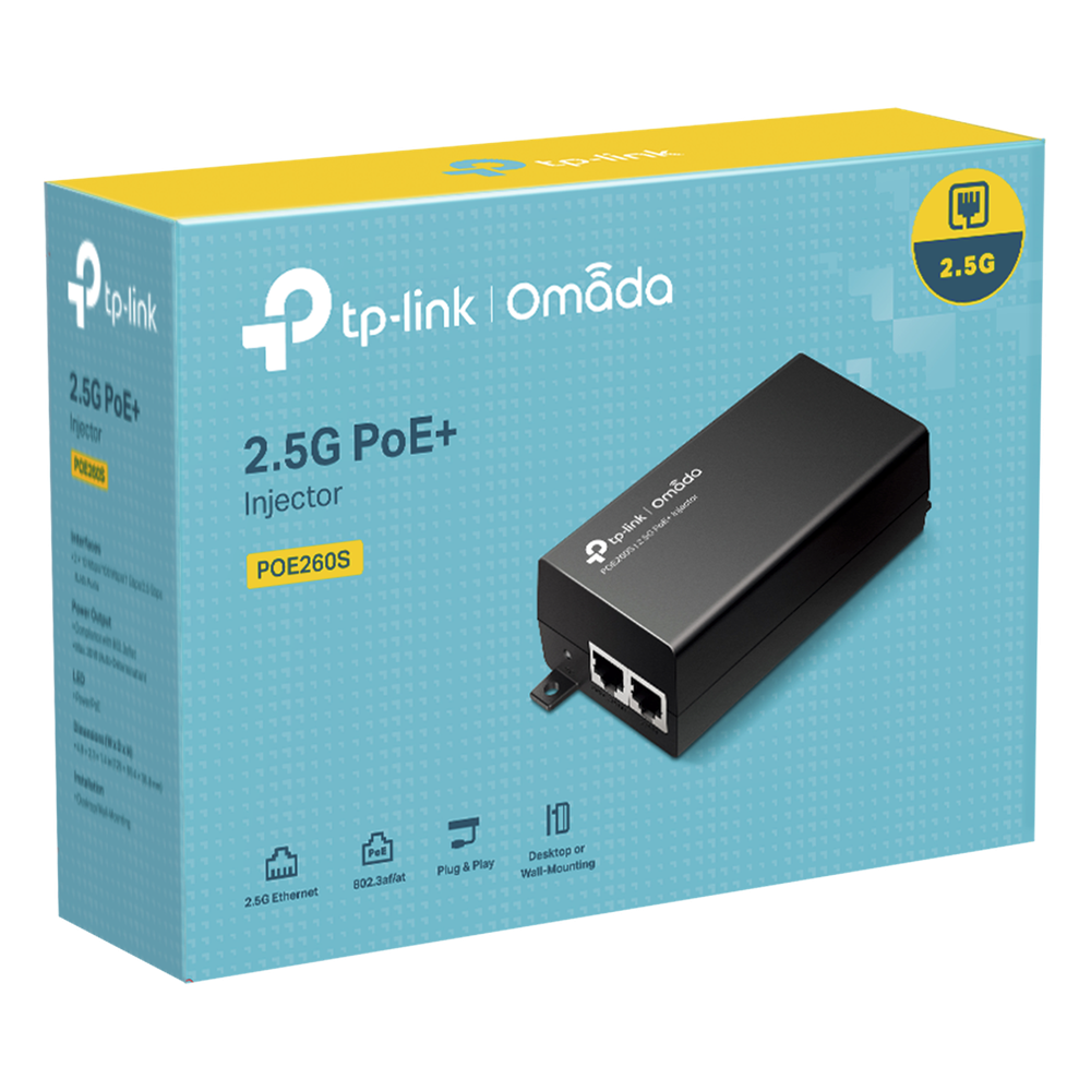 Inyector PoE 30 W, Gigabit