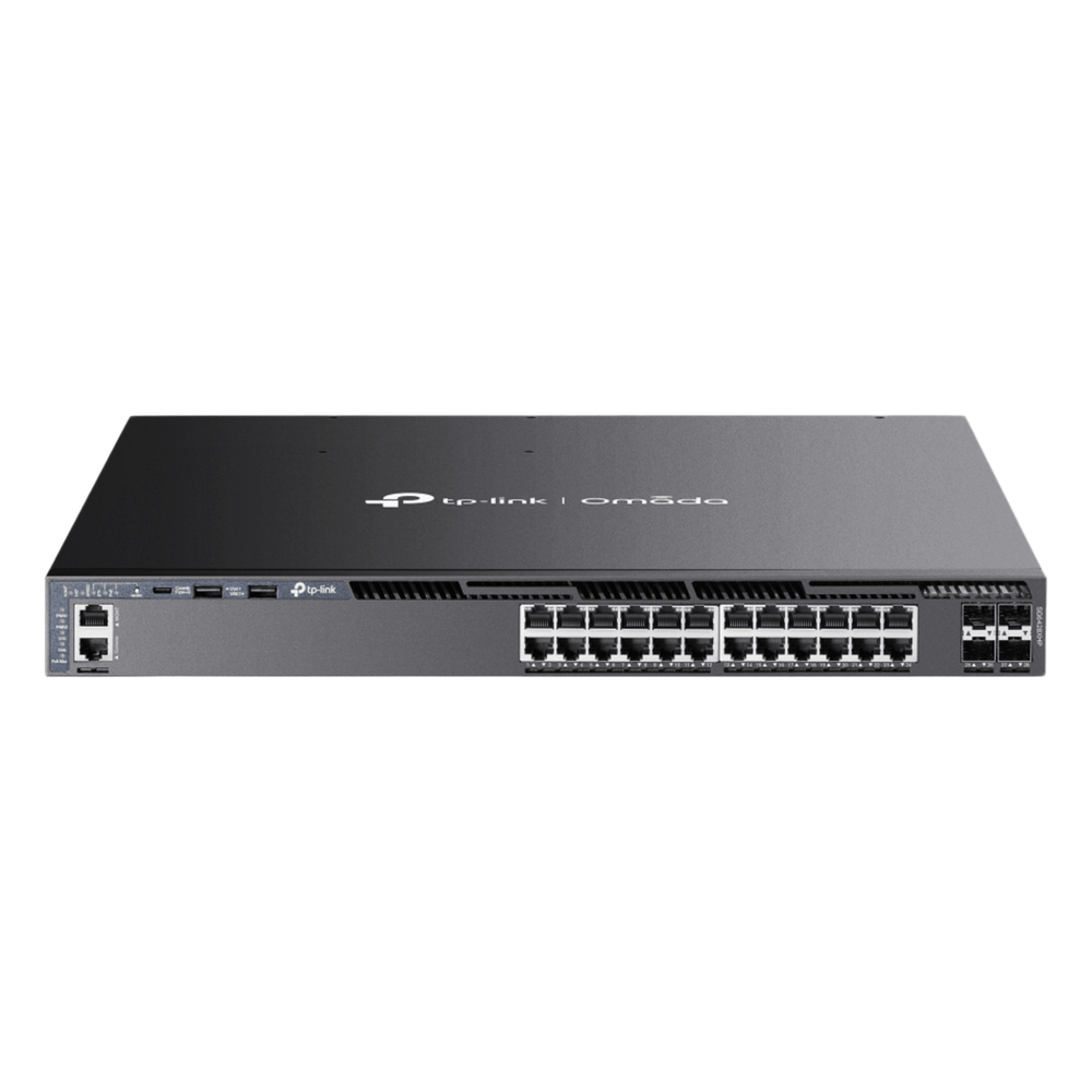 Switch administrable 24 puertos, PoE+, Gigabit, capa 3, 720 W