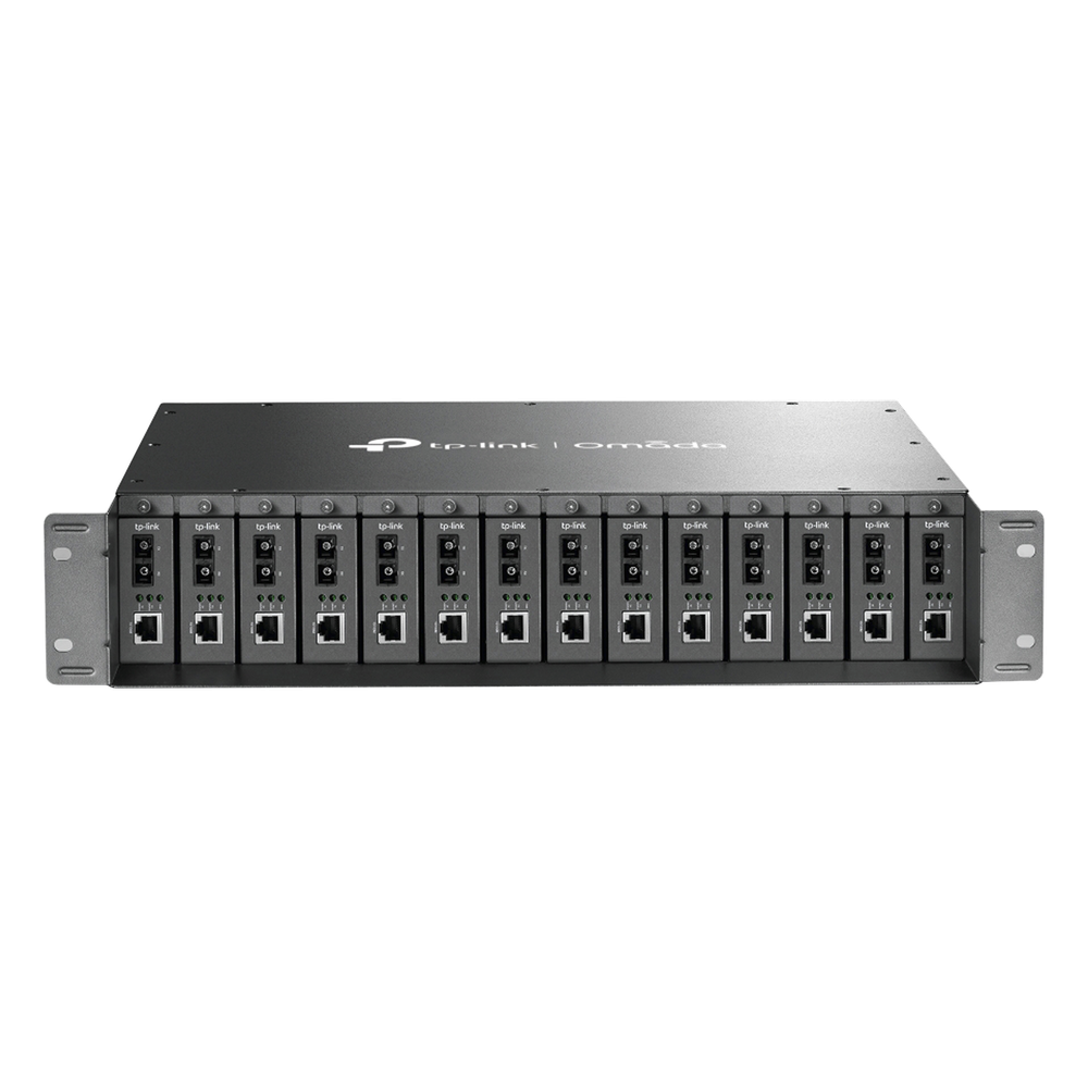 Chasis para montaje en Rack de 14 bahías
