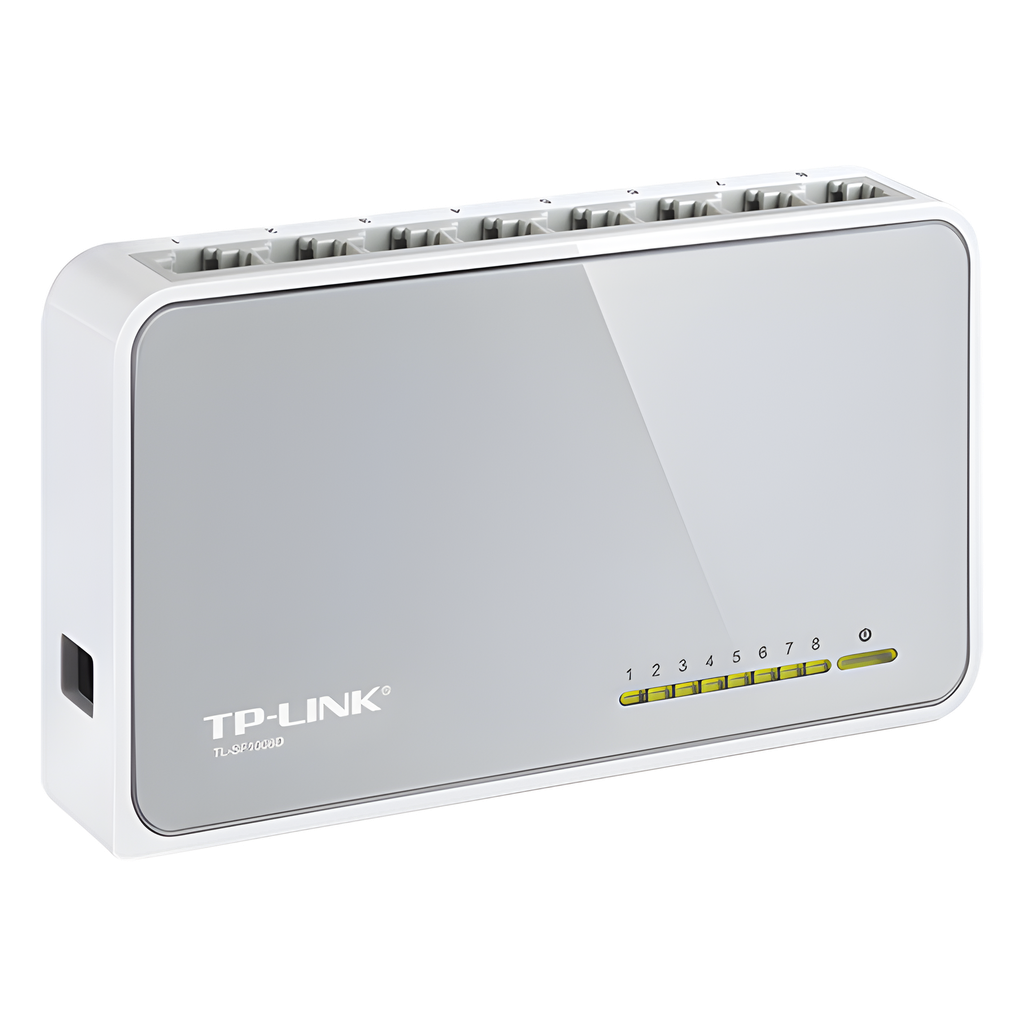 Switch 8 puertos, 10/100 Mbps