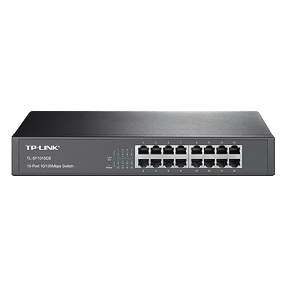 Switch no administrable 16 puertos, 10/100 Mbps