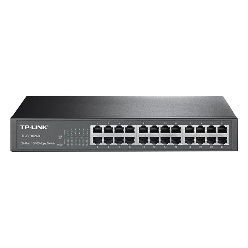 Switch no administrable 24 puertos, 10/100 Mbps