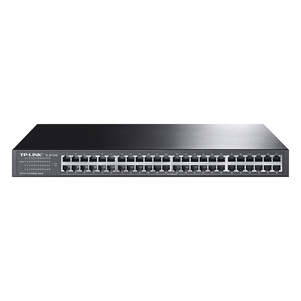 Switch no administrable 48 puertos, 10/100 Mbps