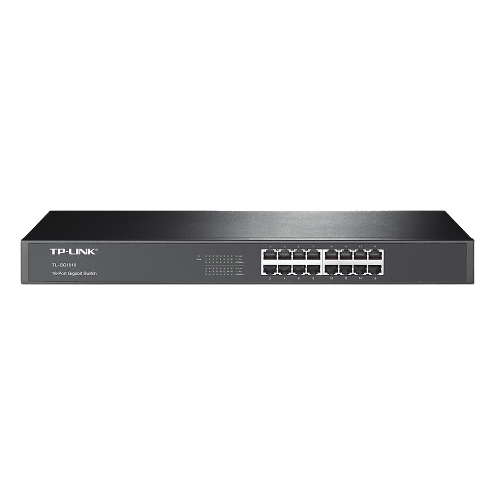 Switch no administrable 16 puertos, Gigabit