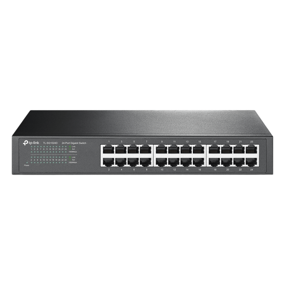 Switch no administrable 24 puertos, Gigabit