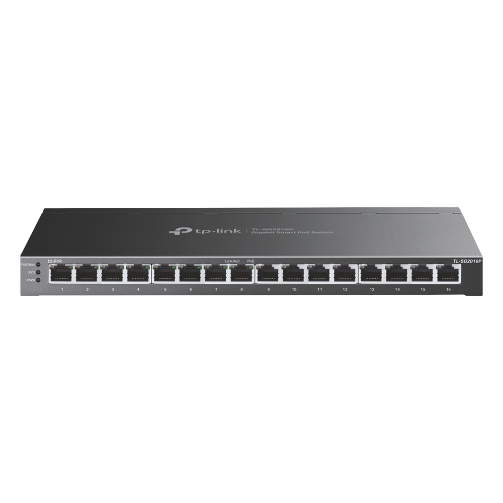 Switch administrable 16 puertos, PoE, Gigabit, 120 W