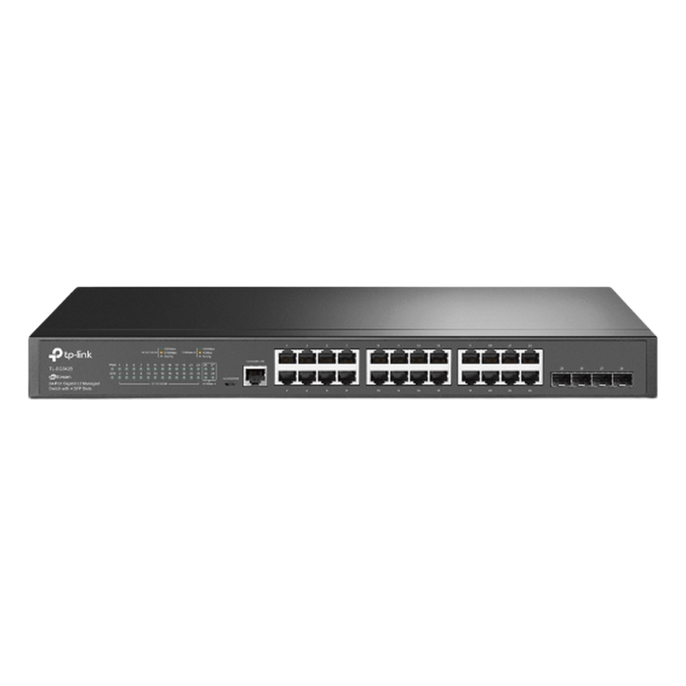 Switch administrable 24 puertos, Gigabit, 4 puertos SFP