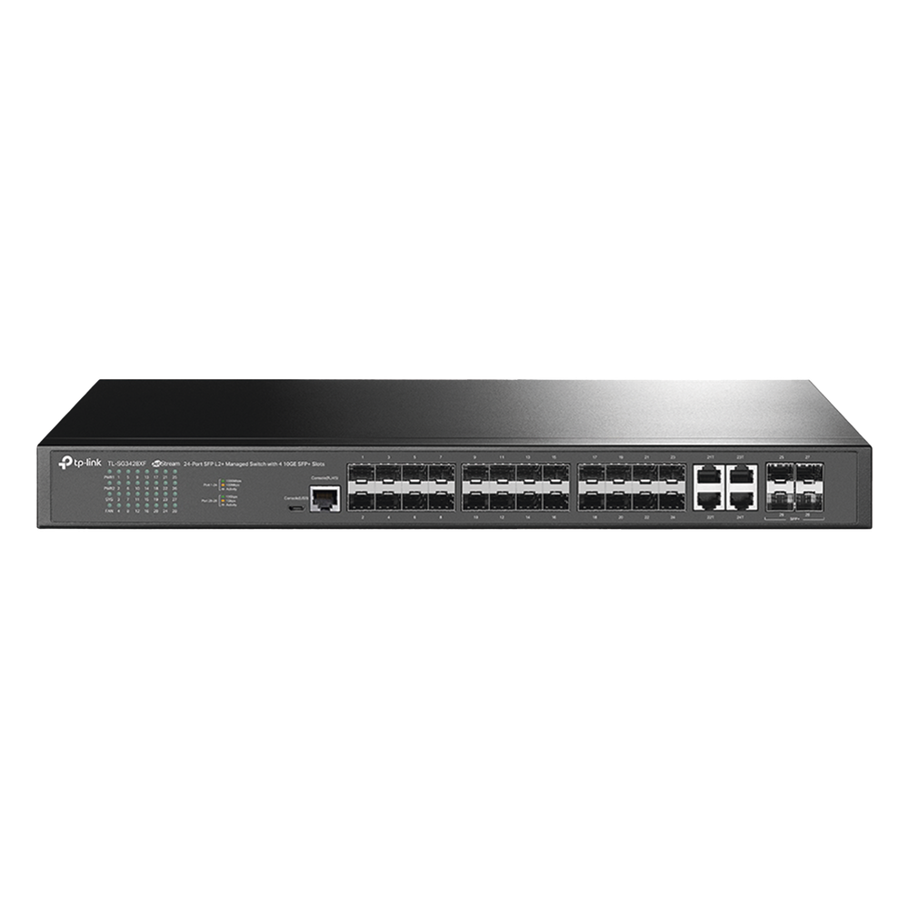 Switch administrable 24 puertos, Gigabit, capa 2, 24 puertos SFP