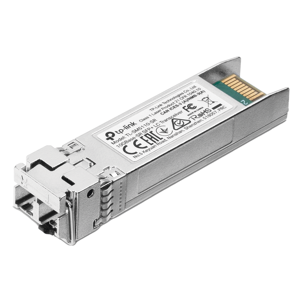 Transceptor SFP+ multimodo, 300 m, LC