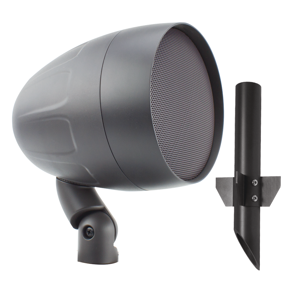 exterior | altavoz de 2 vías | Acoustiscape 8in | 64 Watts | 8 ohms| 70V / 100V | Switchable | incluye estaca