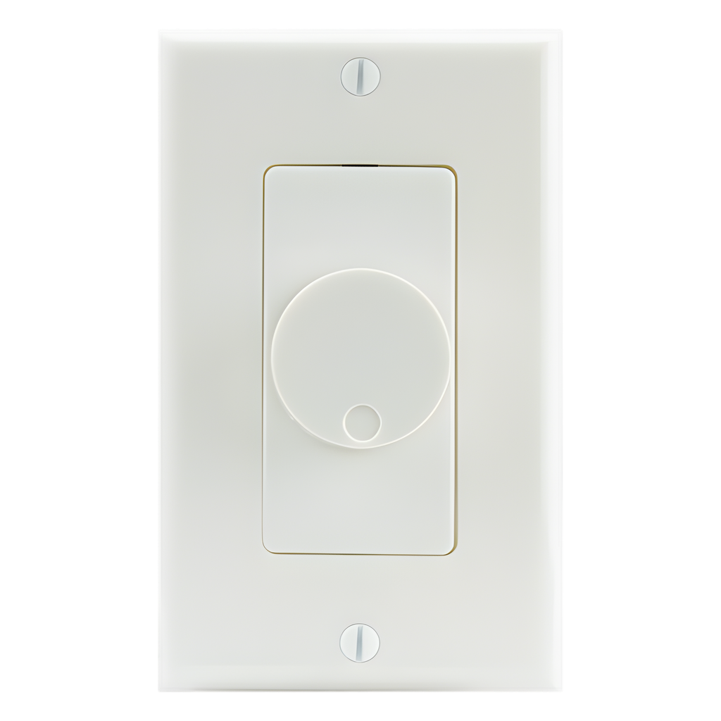 Perilla de control de volumen blanco