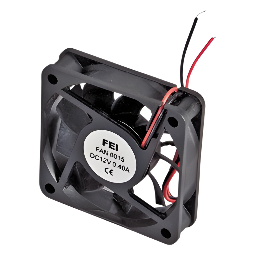 Ventilador Anticondensante Axial Cuadrado, 60x60x25 mm, 24 Vcc, 4500 RPM, 2.9 W, 0.12 A, Flujo de Aire de 25.0 CFM, Unión Sellada