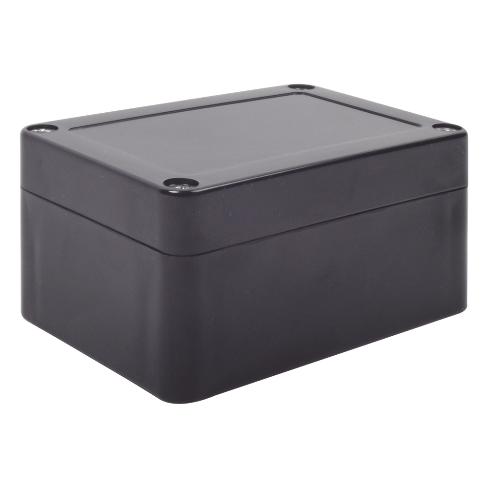 Gabinete para exterior 100 x 68 x 50 mm, IP65, negro