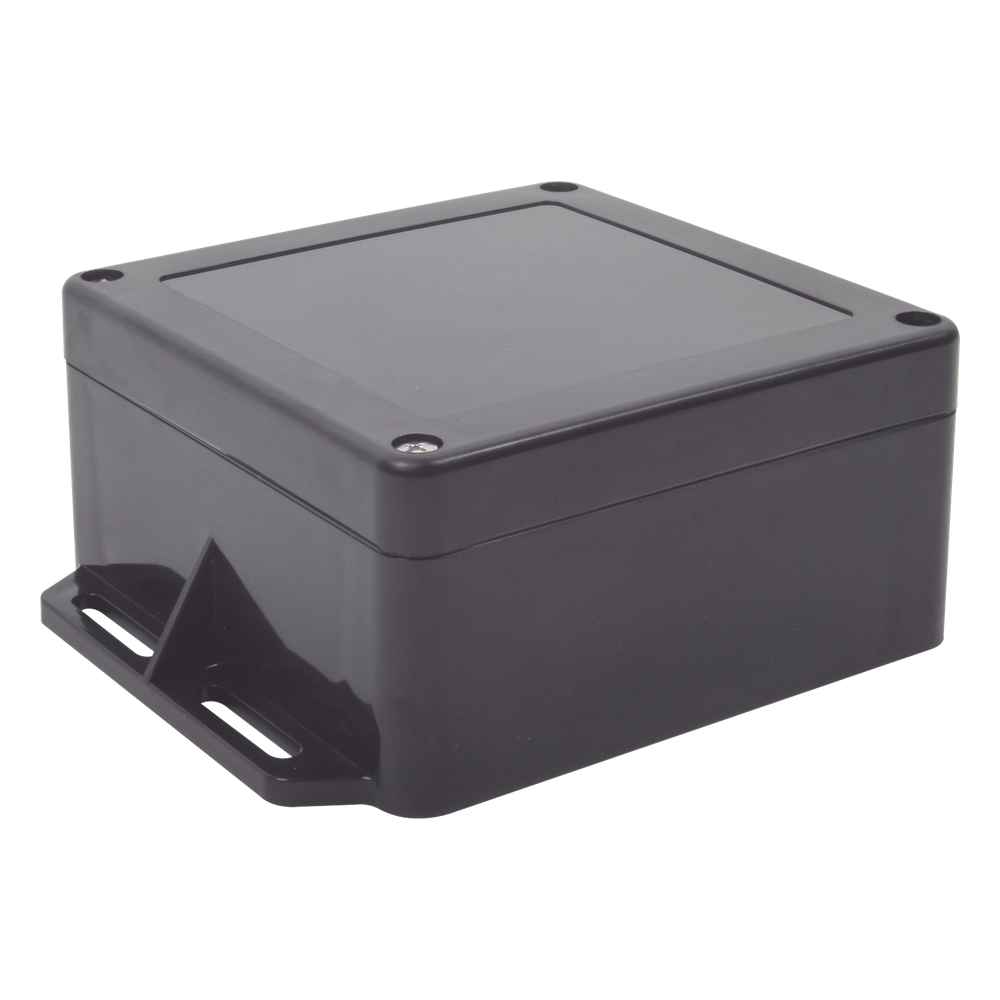 Gabinete para exterior 120 x 120 x 60 mm, IP65, negro