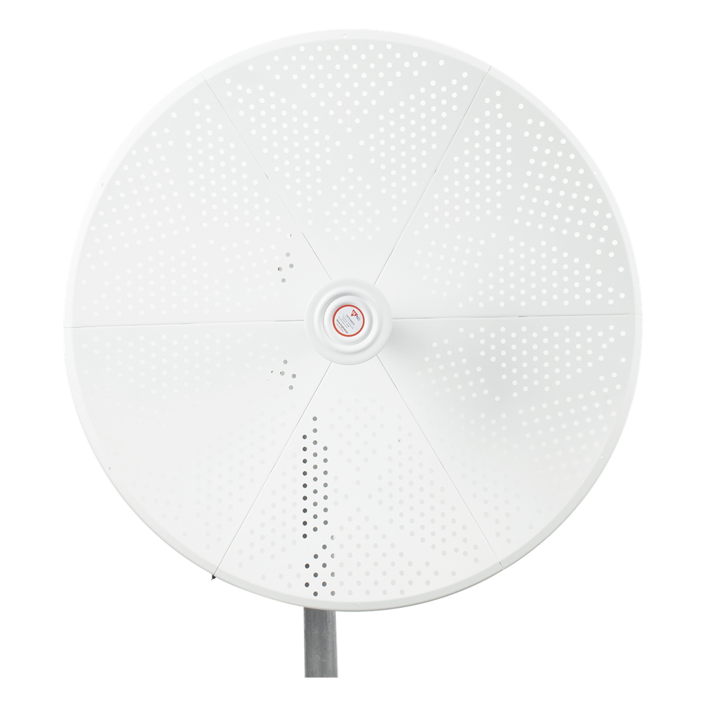[TXPD34B5X] Antena direccional para C5x, C6x, B6X y B5x, Guía de onda para mantener la integridad de la señal y minimiza la pérdida en transmisión, 4.9 - 6.5 GHz, 3 ft, Ganancia de 34 dBi, montaje incluido