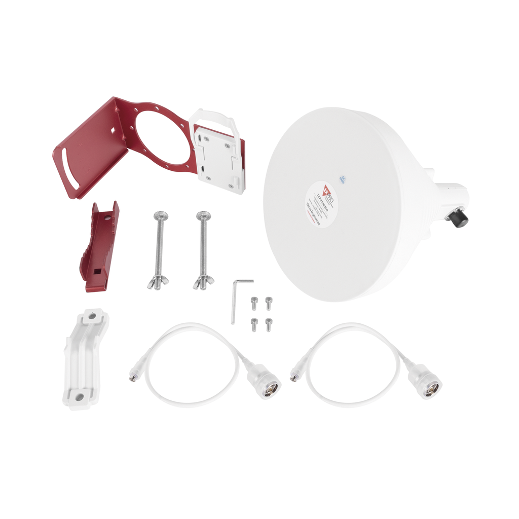 Antena 6.5 GHz, 19 dBi