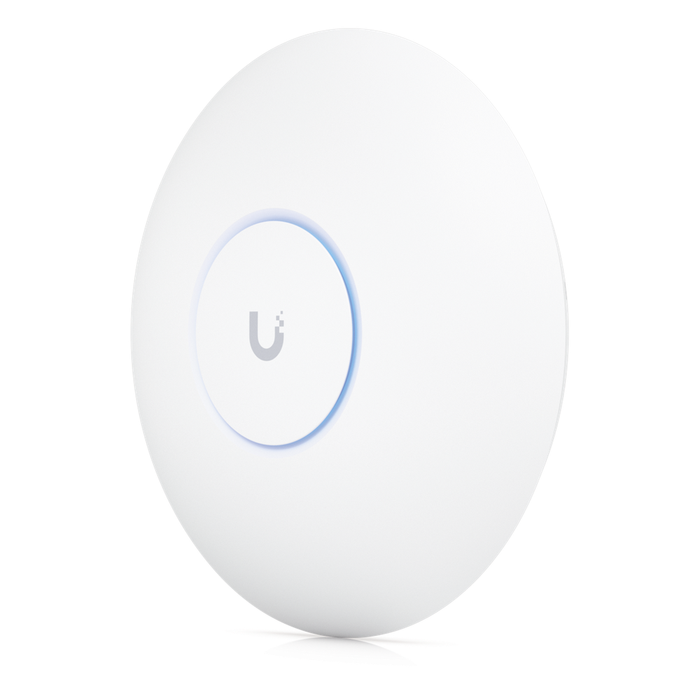 Access Point UniFi U7 Pro Max con 8 streams espaciales / para Techo o Pared / Tribanda (2.4 / 5 / 6GHz) / Radio Dedicado a Escaneo Espectral / Puerto 2.5 GbE / +500 clientes / POE+ (No incluido) / Para alta densidad de usuarios en escenarios exigentes