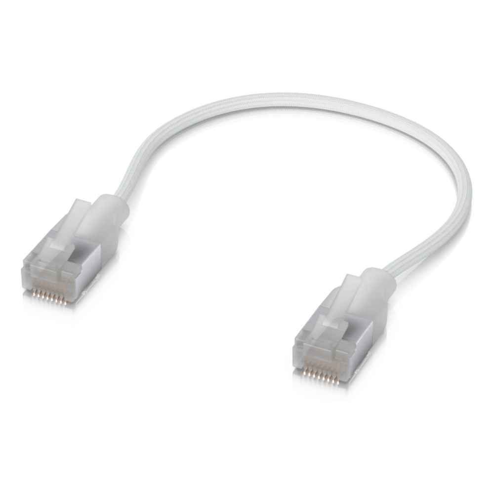 Patch cord Cat6A 15 cm, transparente