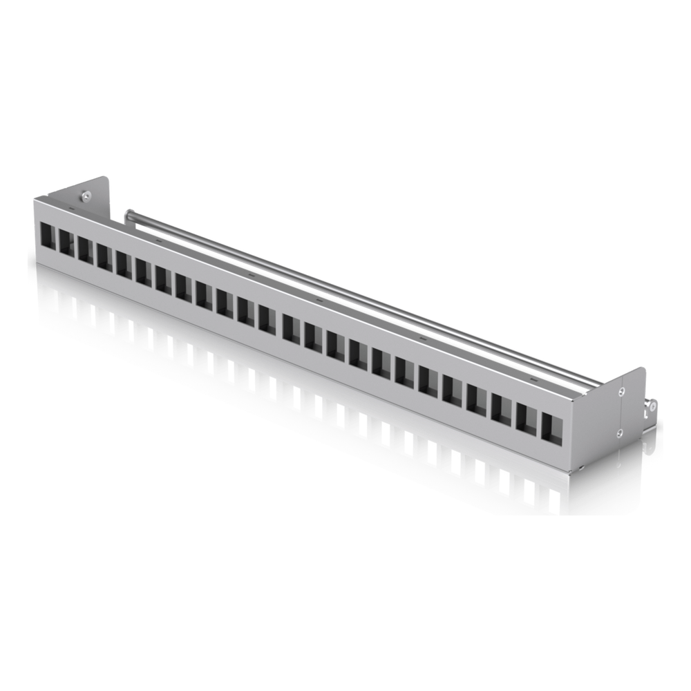 UACC Rack Patch Panel Blank 24 puertos - Panel Patch Keystone 1U