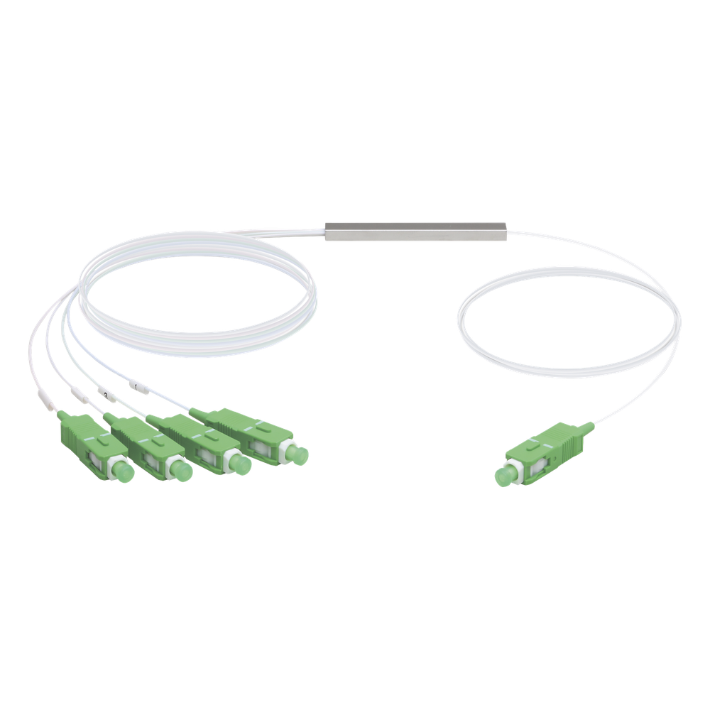 UFiber Splitter (Divisor Óptico) PLC 1 x 4, con conectores SC