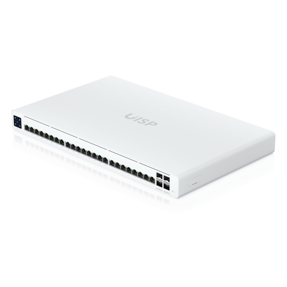 UISP Switch Pro – Switch PoE de 220 W (27 V) con 24 puertos GbE