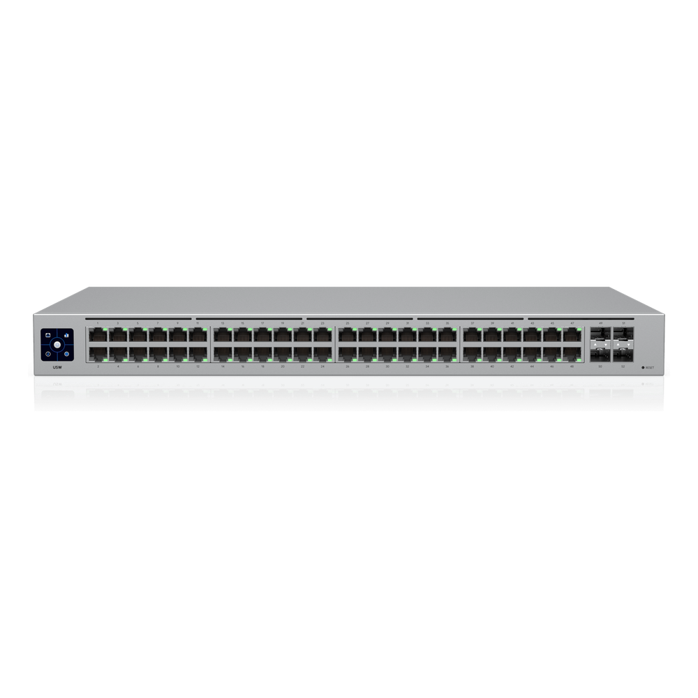 — Switch Layer 2 de 48 puertos GbE + 4 puertos SFP con Diseño