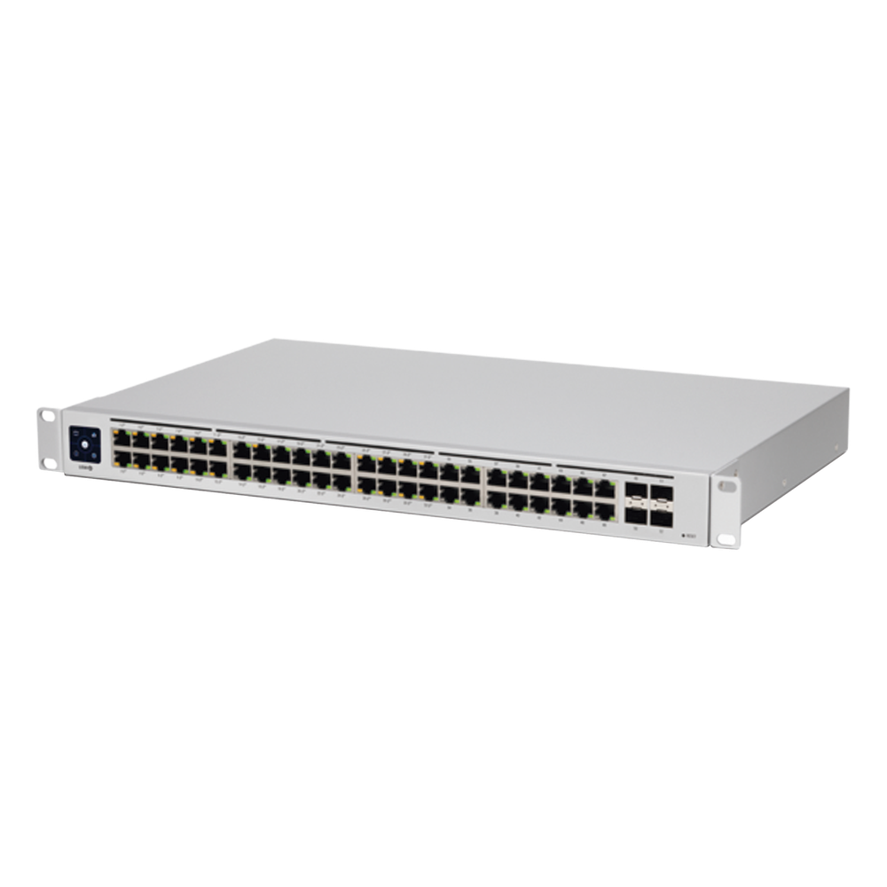 Switch administrable 48 puertos, PoE, Gigabit, capa 2, 195 W