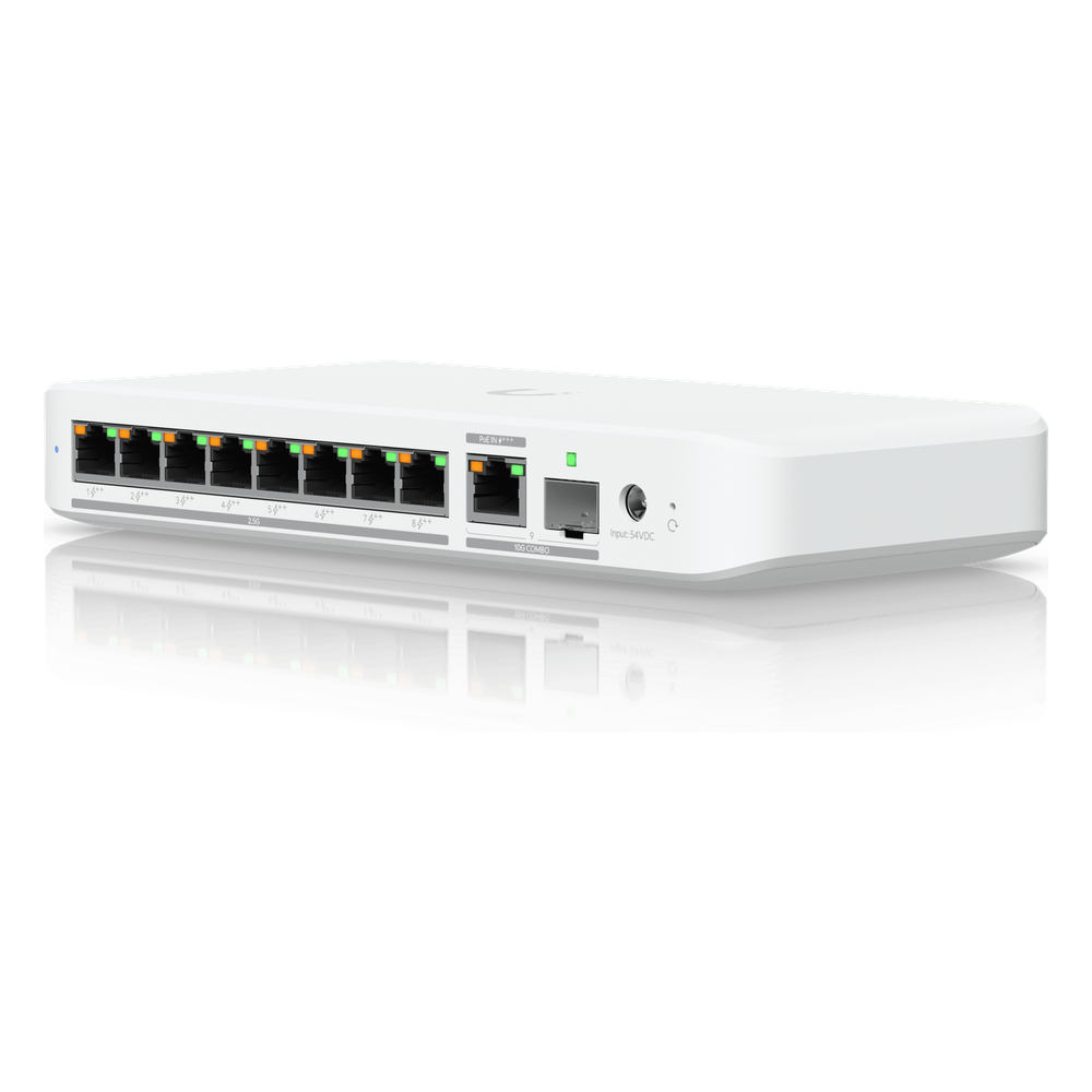 USW Flex 2.5G PoE Switch de 8 puertos 2.5GbE PoE++