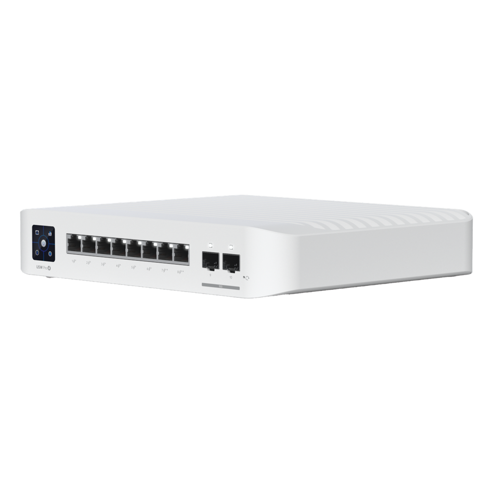 Switch administrable 8 puertos, PoE+, capa 3, 120 W