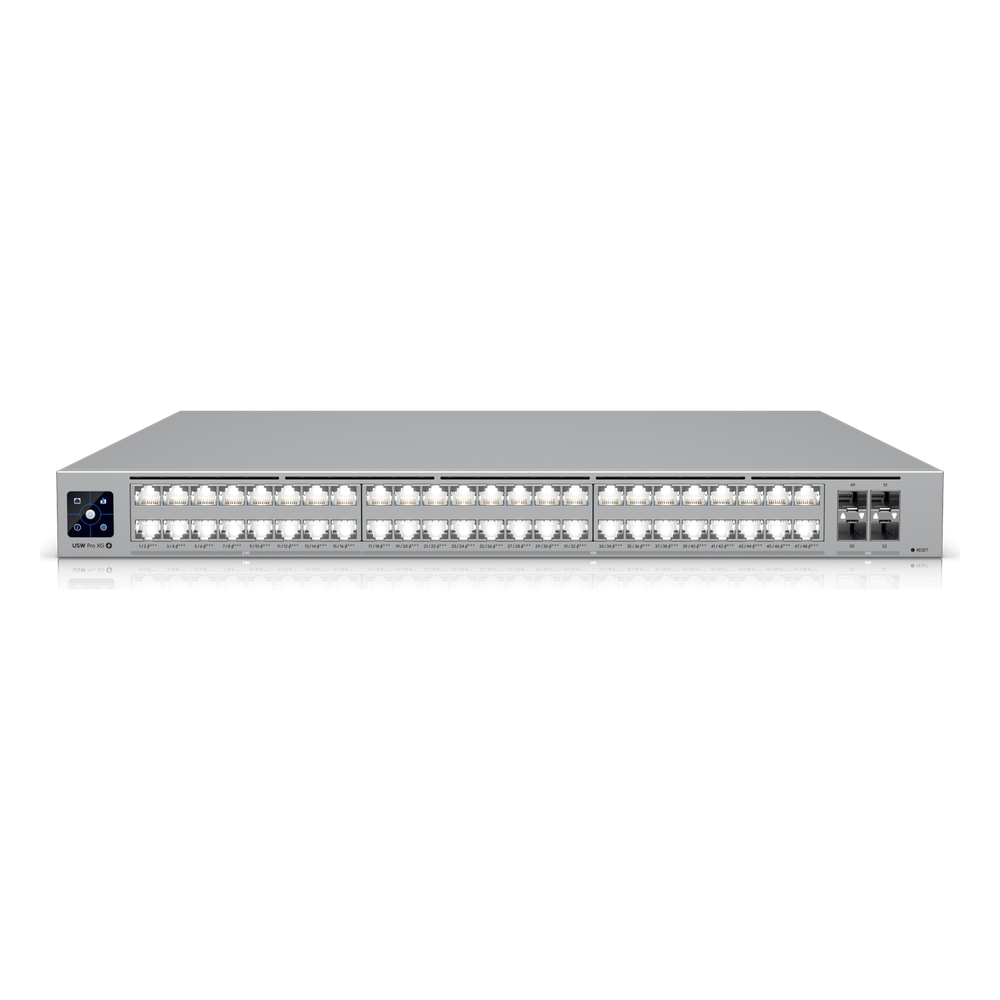 Switch administrable 48 puertos, PoE+, capa 3, 4 puertos SFP, 1080 W