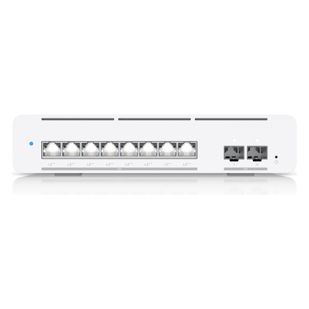 USW Pro XG 8 PoE Switch PoE++ Capa 3 Etherlighting™ de 8 puertos