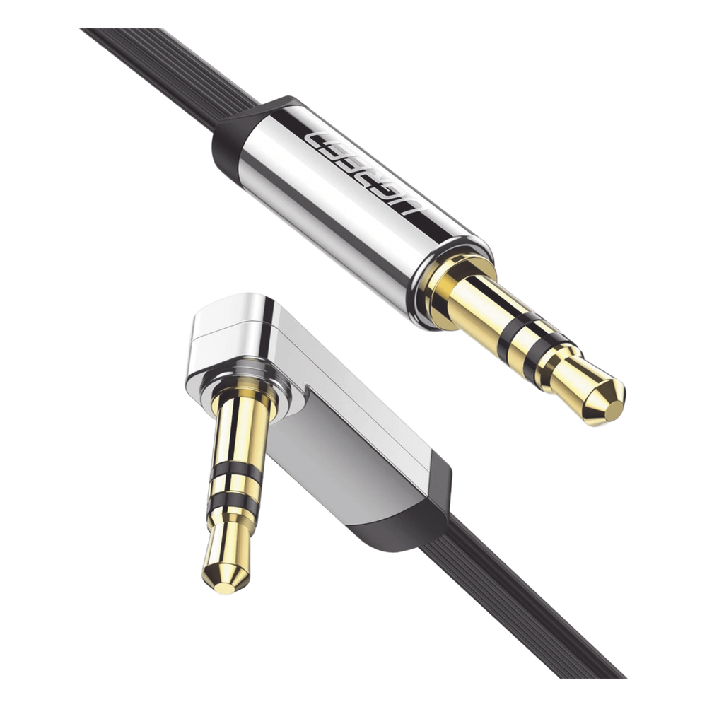 Cable Auxiliar plano 2 m negro