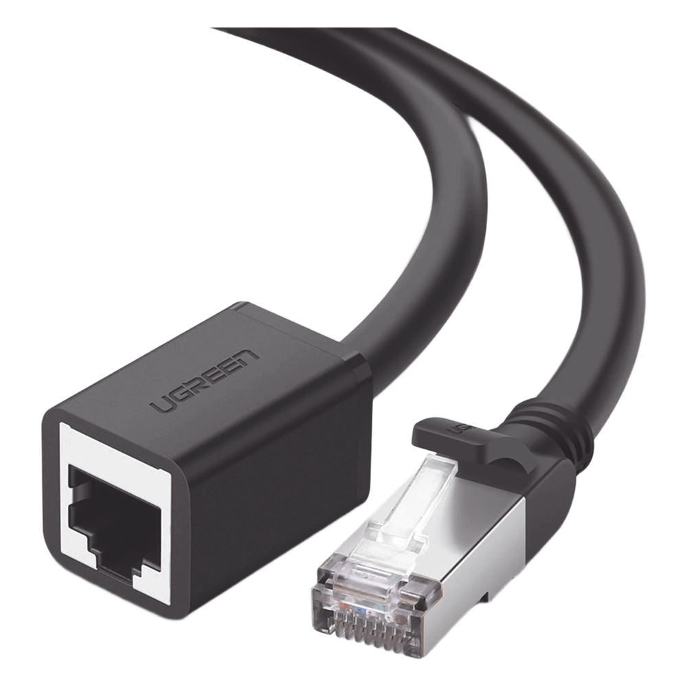 Cable de Extensión Cat6 RJ45 F 1 m, negro
