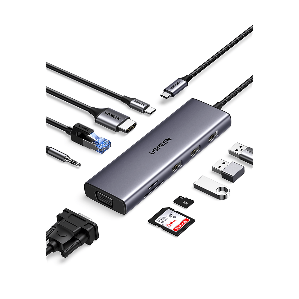 Hub USB-C 10 en 1