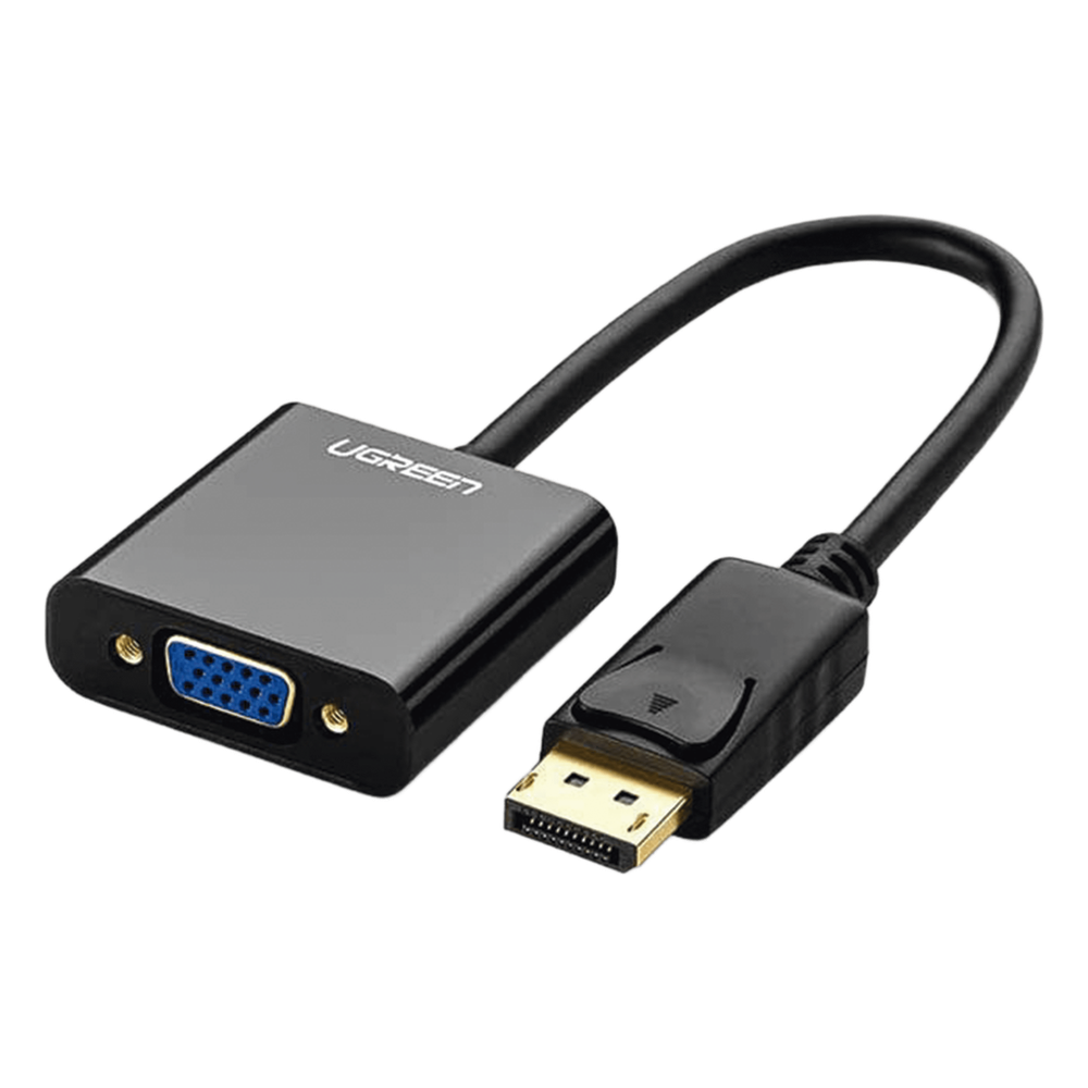 [20415] Convertidor DP Macho a VGA Hembra (Negro)