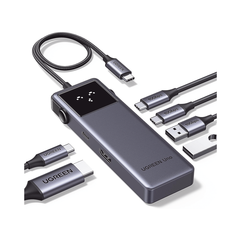 HUB USB-C Uno USB-C To HDMI+2*USB 3.2 A+2*USB 3.2 C+PD Power