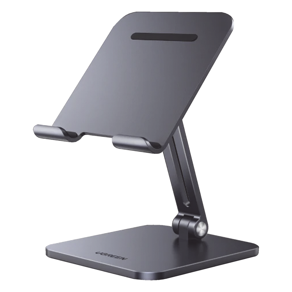 Soporte de Aluminio para IPad & Tablet 180°, gris