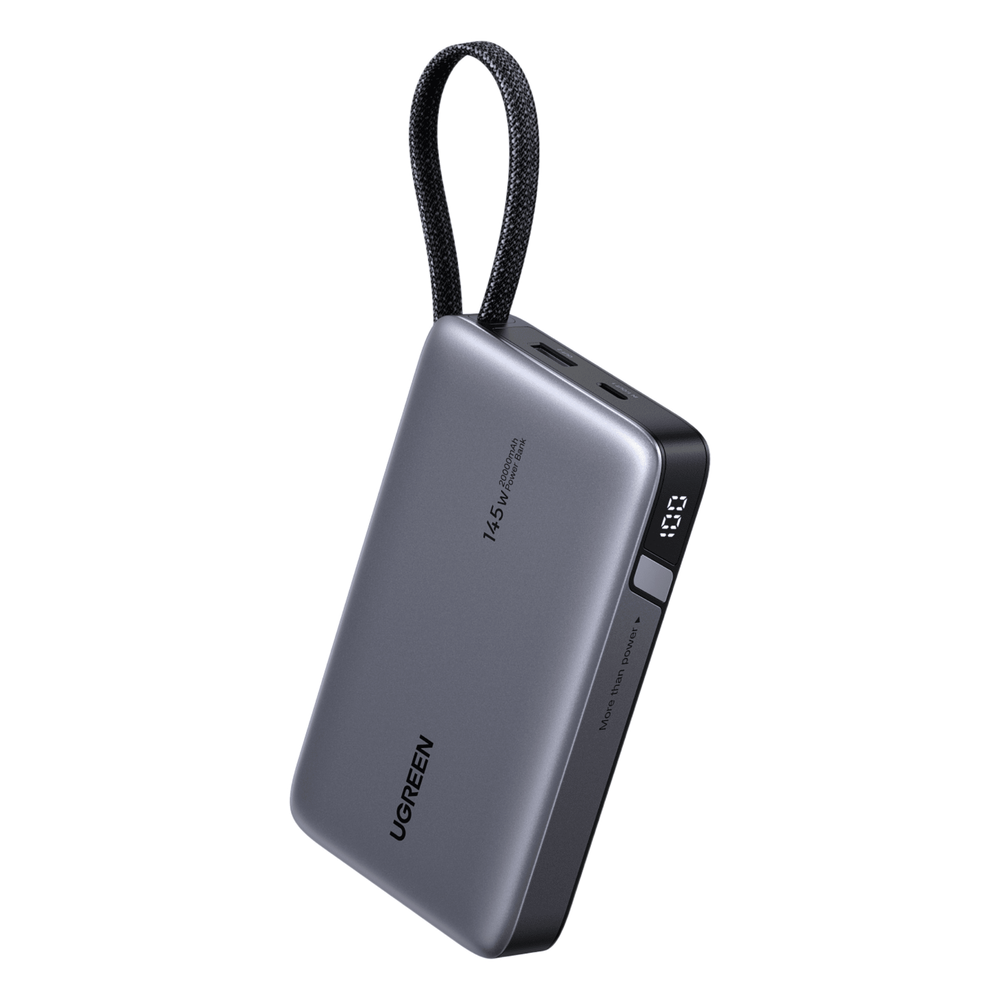 Power Bank 20000mAh con Cable Integrado 139x80x27mm