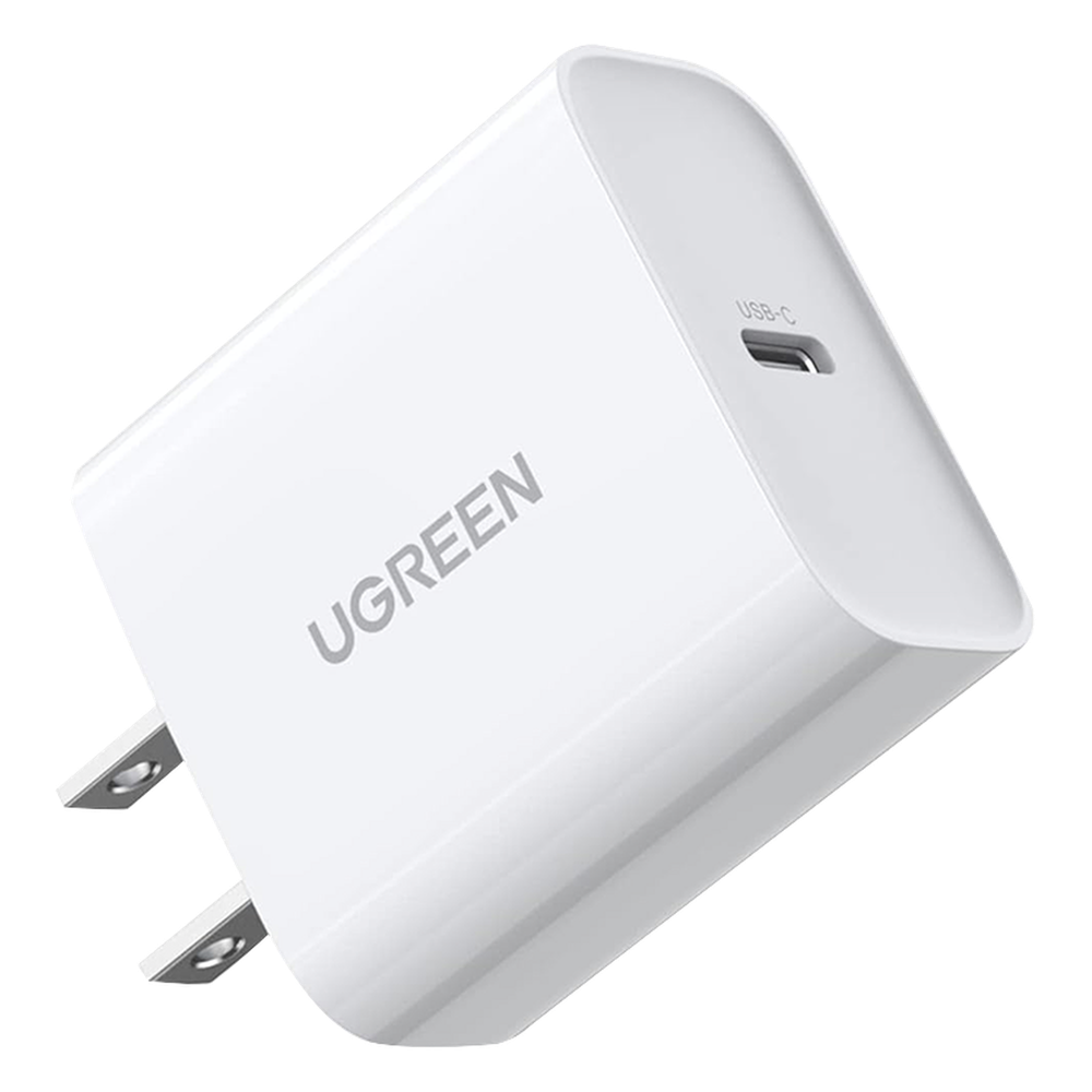 Cargador USB-C de 20W blanco