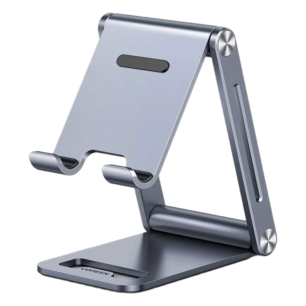 Soporte para Teléfono Celular de Aluminio gris