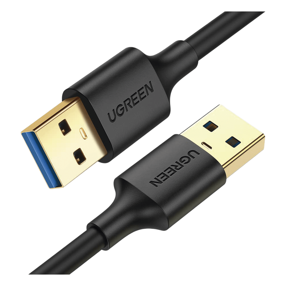 Cable USB-A 3.0 a USB-A 3.0 / 3 Metros / Macho a Macho / Conector Niquelado / Núcleo de Cobre Estañado / Blindaje Múltiple / Velocidad 5Gbps / No Requiere Controlador / Compatible con USB 2.0 Y USB 1.1