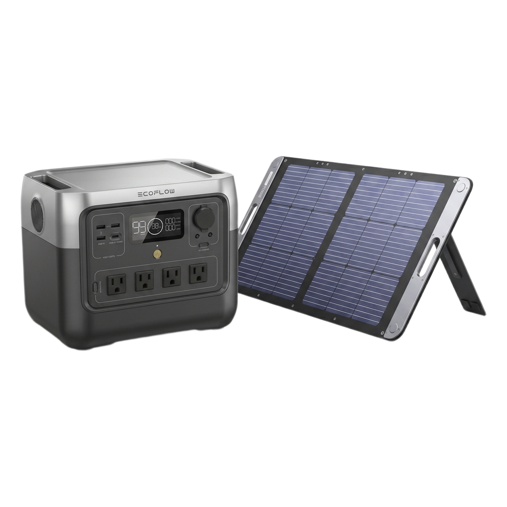 Kit de energía solar 800 W, 768 Wh, con panel solar, LiFePO4