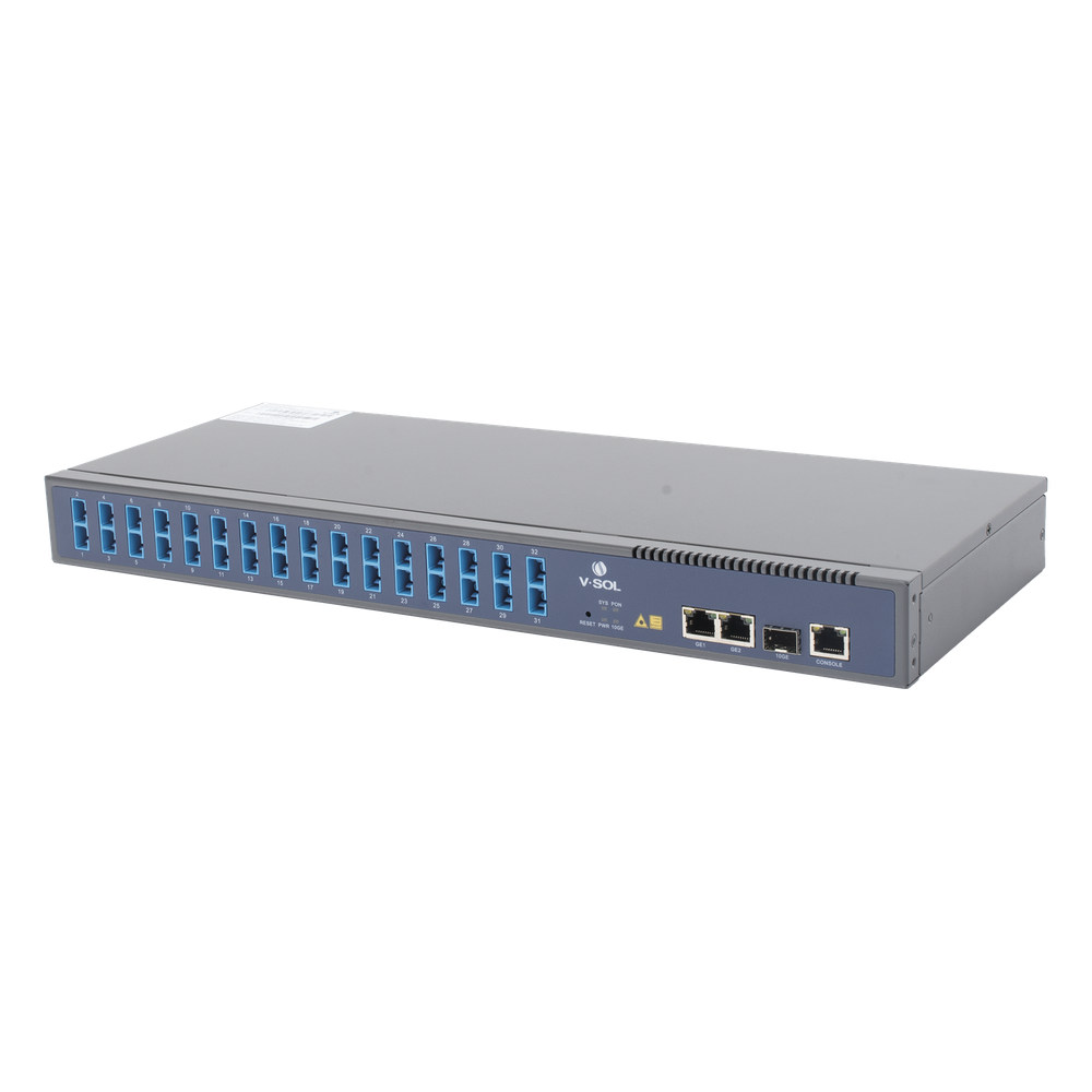 OLT de 1 GPON puerto con Splitter de 1 a 32 SC 3 puertos