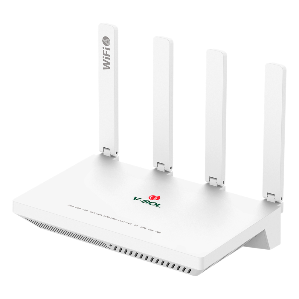 Ont/onu Wi-Fi 6, AX1500, 1500 Mbps, GPON, 4 puertos