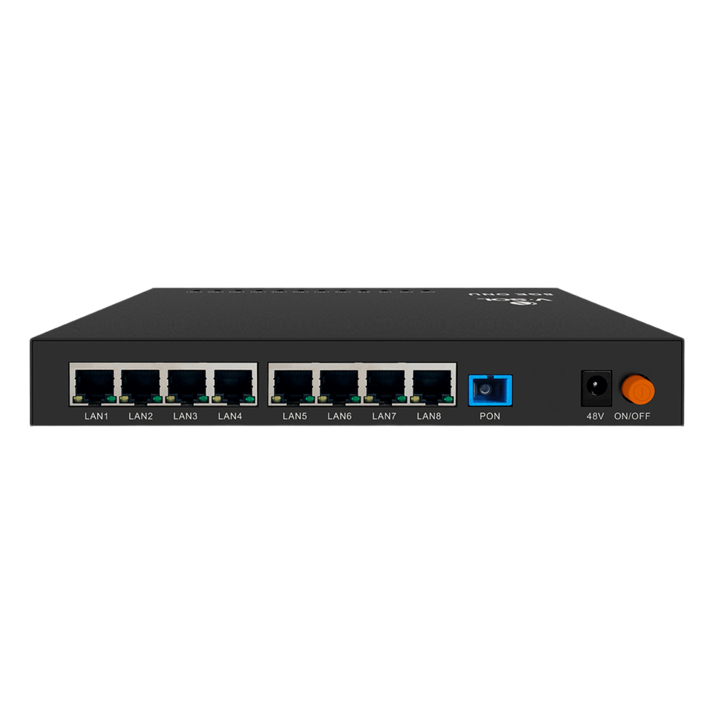 Ont/onu GPON, 8 puertos, PoE