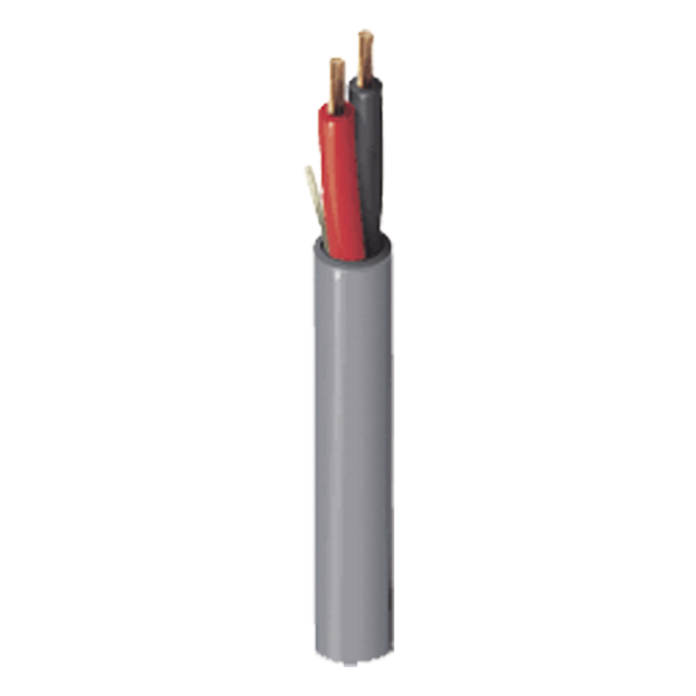 Bobina de 305 m (1000 Pies) de Cable 2 X 16 AWG, gris